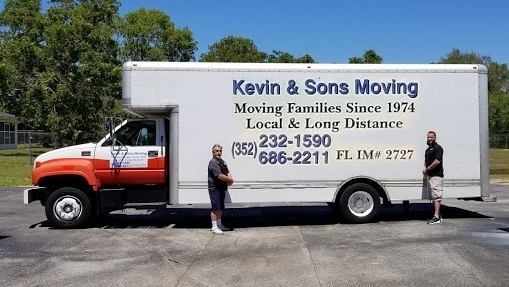 Kevin and Sons Moving | 18822 Tortuga Dr, Hudson, FL 34667, USA | Phone: (352) 232-1590