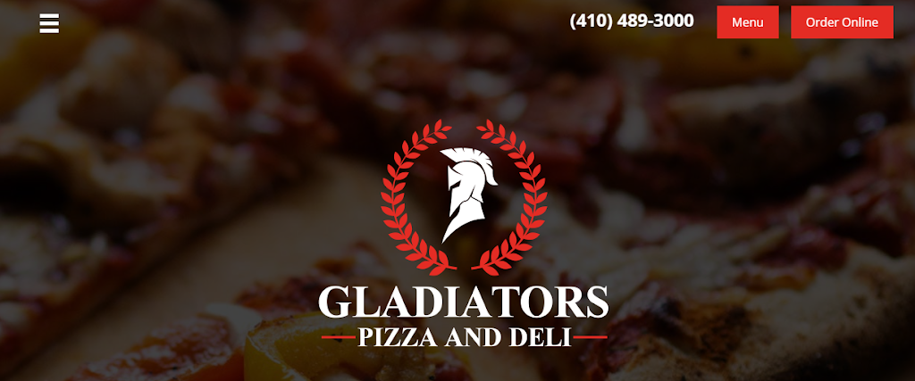 Gladiators Pizza and Deli | 3900 Ten Oaks Rd #6, Glenelg, MD 21737 | Phone: (410) 489-3000