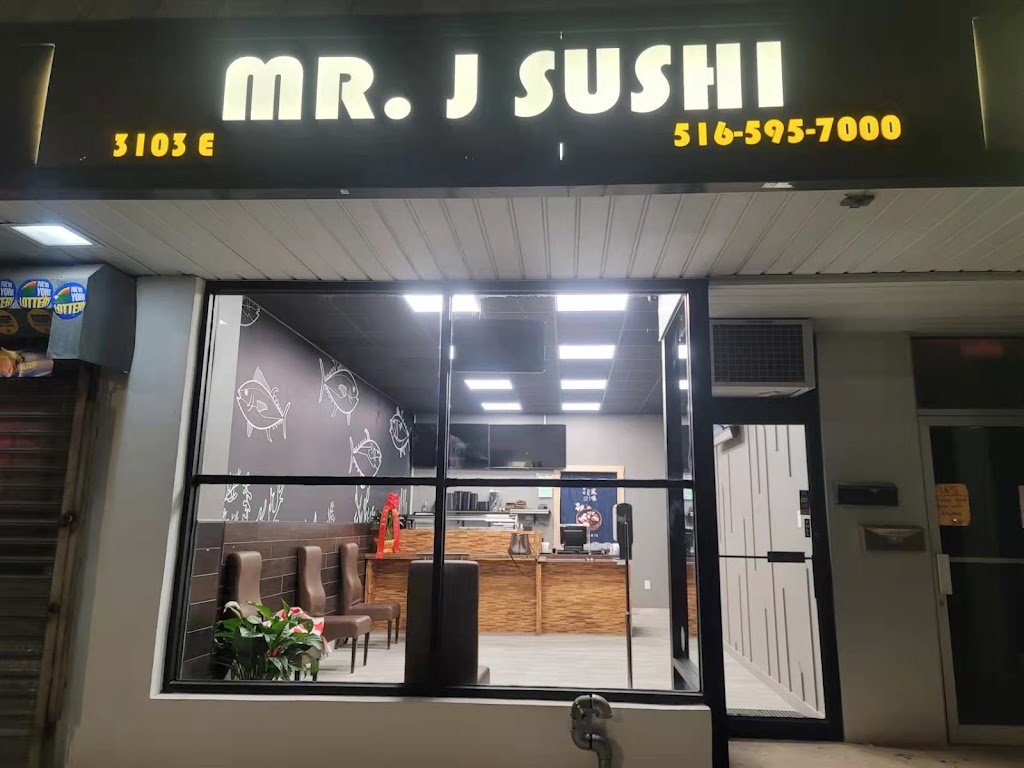 Mr j sushi | 3103 N Jerusalem Rd, Levittown, NY 11756, USA | Phone: (516) 595-7000