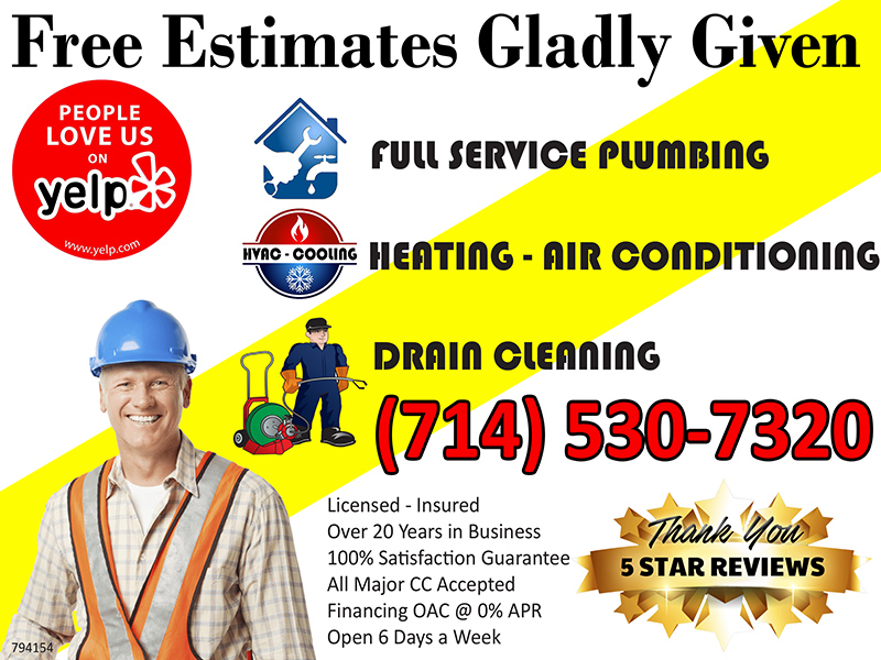 Empire Plumbing, Heating and Cooling | 8349 Katella Ave, Stanton, CA 90680, USA | Phone: (800) 261-7971