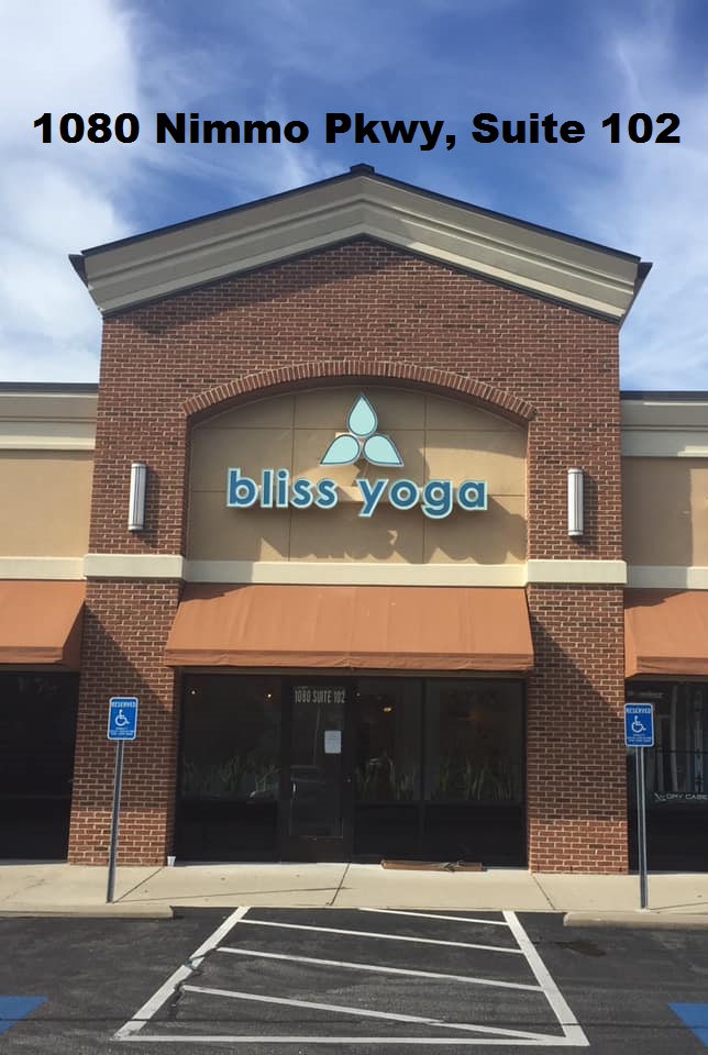 Bliss Yoga | 1080 Nimmo Pkwy, Virginia Beach, VA 23454, USA | Phone: (757) 301-9695