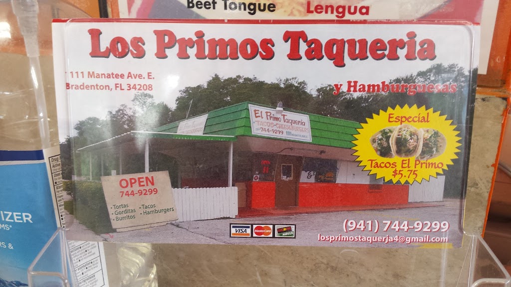 El Primo Taqueria | 1111 Manatee Ave E, Bradenton, FL 34208, USA | Phone: (941) 744-9299