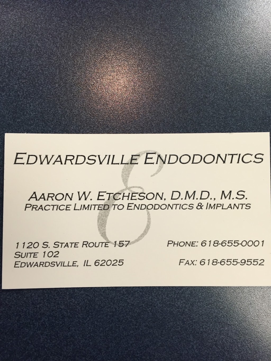 Edwardsville Endodontics | 1120 IL-157 #102, Edwardsville, IL 62025, USA | Phone: (618) 655-0001