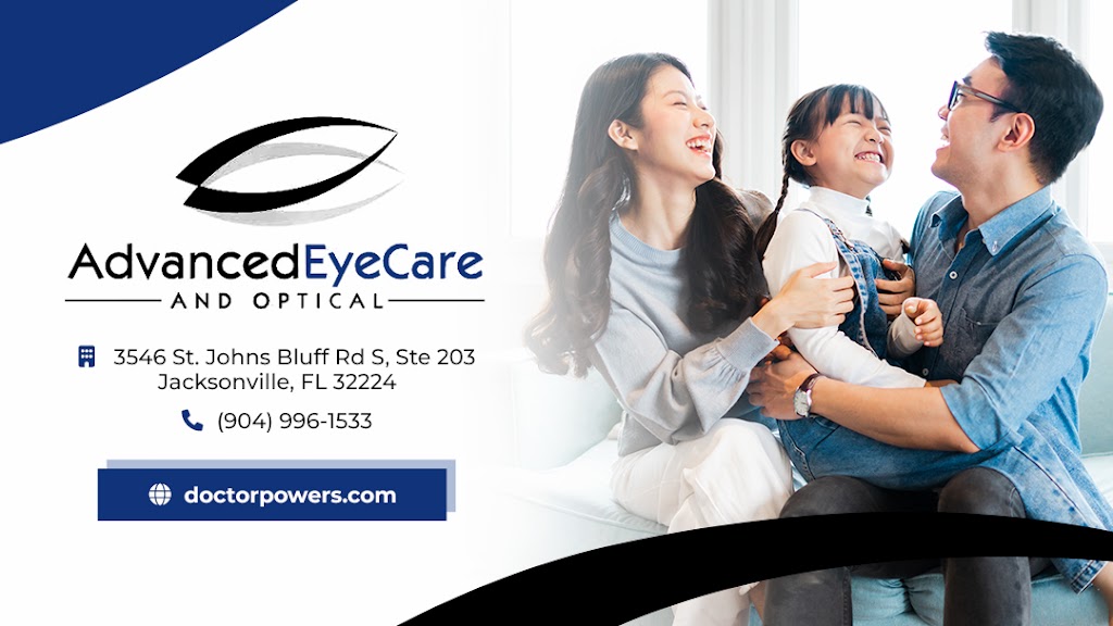 Advanced Eye Care and Optical | 3546 St Johns Bluff Rd S UNIT 203, Jacksonville, FL 32224, USA | Phone: (904) 996-1533