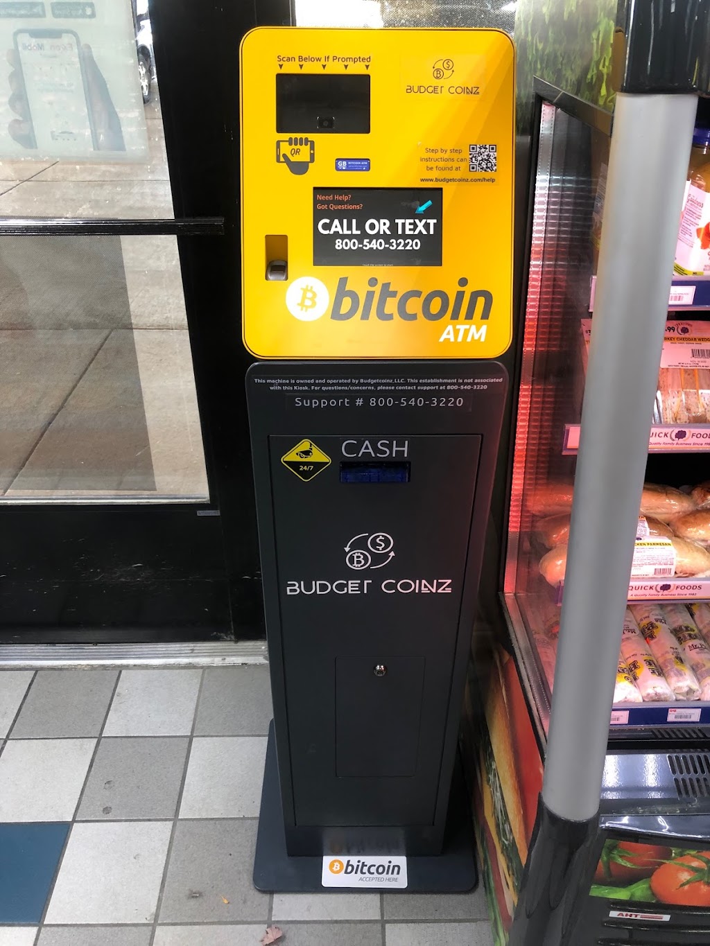 BudgetCoinz Bitcoin ATM | 46900 North Ave, Macomb, MI 48042, USA | Phone: (800) 540-3220