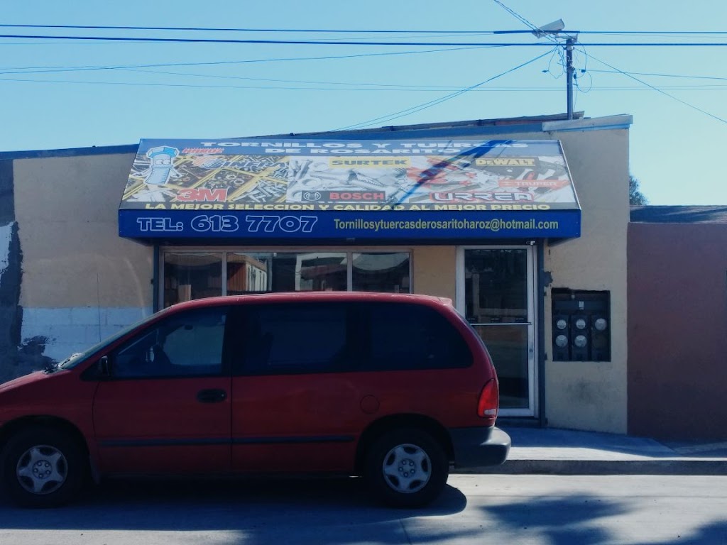 TORNILLOS Y TUERCAS DE ROSARITO | C, COLONIA, Mariano Verdugo #149, 17 de Agosto, 22710 Rosarito, B.C., Mexico | Phone: 661 613 7707