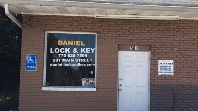 Daniel lock and key | 581 Main St, Palmetto, GA 30268, USA | Phone: (770) 626-7599