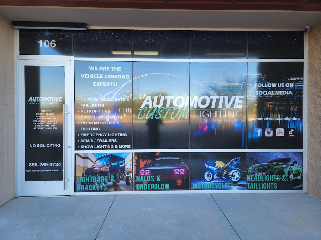 Automotive Custom Lighting | 11180 N Dysart Rd Suite 106, Surprise, AZ 85379, USA | Phone: (855) 259-3724