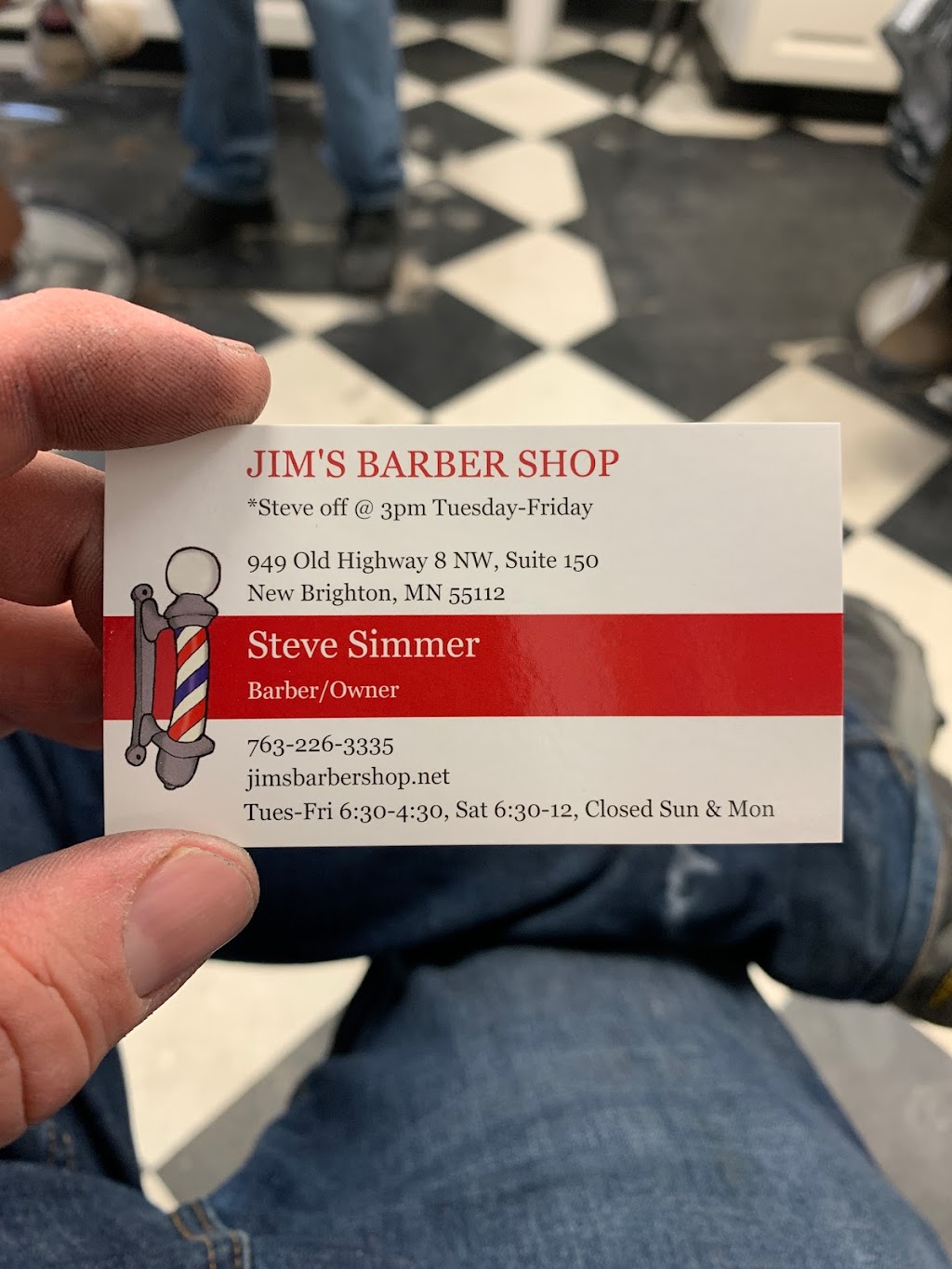Jims Barber Shop | 949 Old Hwy 8 NW, New Brighton, MN 55112, USA | Phone: (763) 226-3335