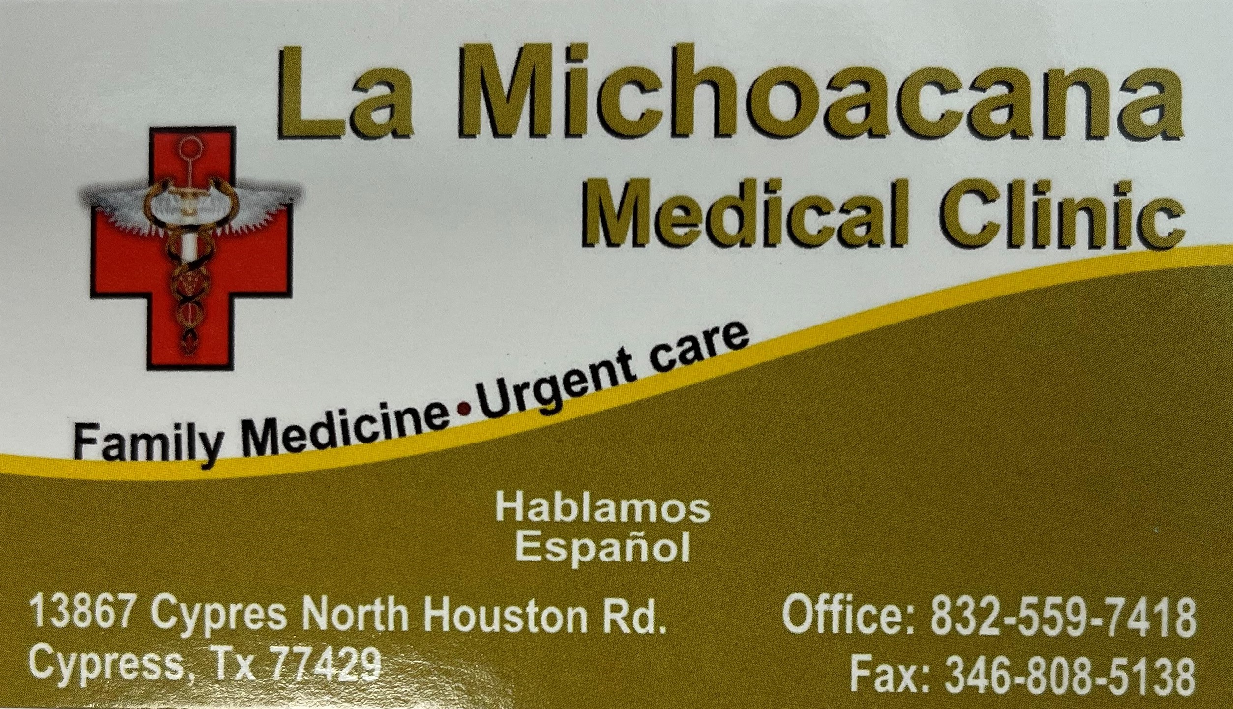 La Michoacana Medical Clinic | 13867 Cypress North Houston Rd, Cypress, TX 77429, United States | Phone: (832) 559-7418