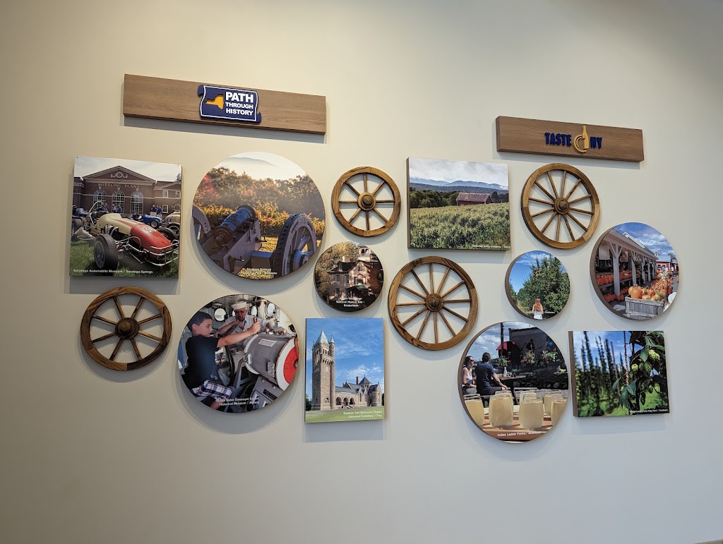 Capital Region Welcome Center | NYS Thruway NY State Thruway Between Exits 21B and 21A Northbound on, I-87, Hannacroix, NY 12087, USA | Phone: (518) 756-8420