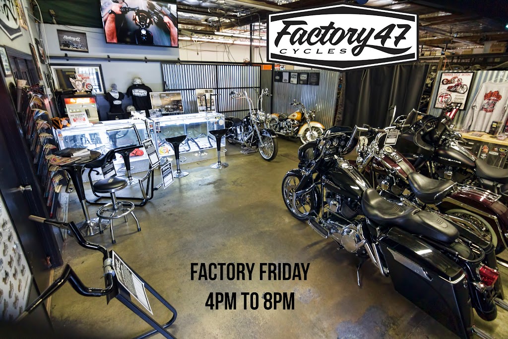 Factory 47 Cycles | 8825 Calmada Ave, Whittier, CA 90605, USA | Phone: (562) 693-5219