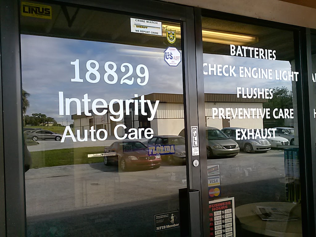Integrity Auto Care | 18829 Sakera Rd, Hudson, FL 34667, USA | Phone: (727) 868-6615