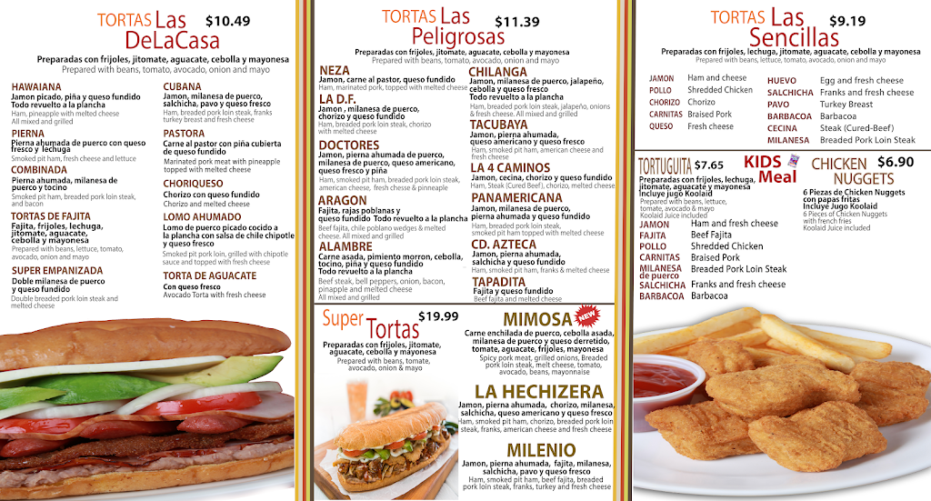 La Hechizera Tortas Jefferson | 1001 Jefferson Blvd, Dallas, TX 75208 | Phone: (214) 946-2313