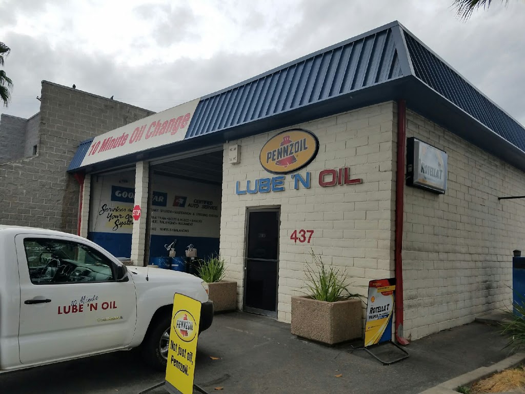 10 Minute LubeN Oil | 437 N Golden State Blvd, Turlock, CA 95380, USA | Phone: (209) 632-0188