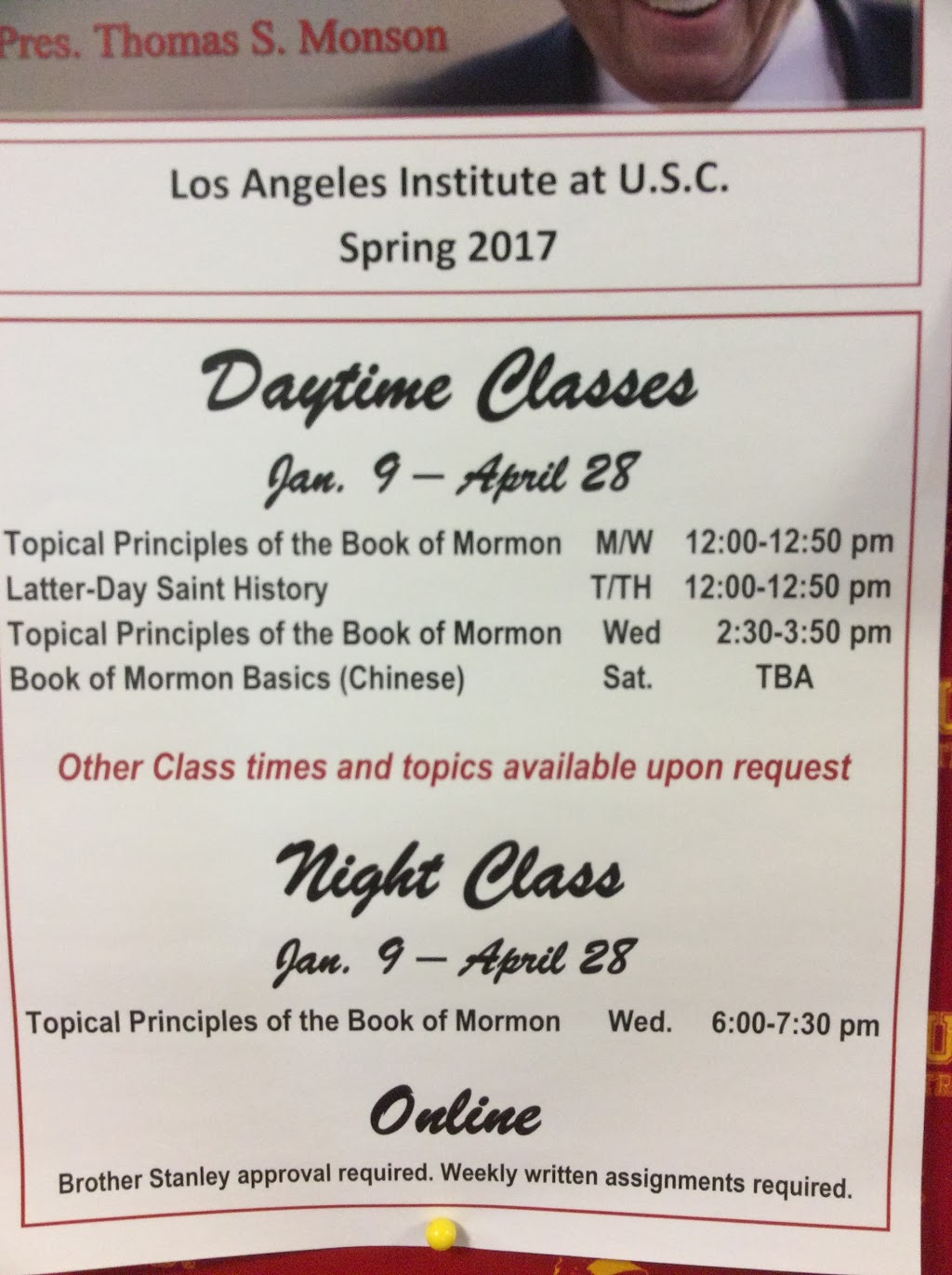 Institute of Religion | 1057 W 30th St, Los Angeles, CA 90007, USA | Phone: (213) 747-0497
