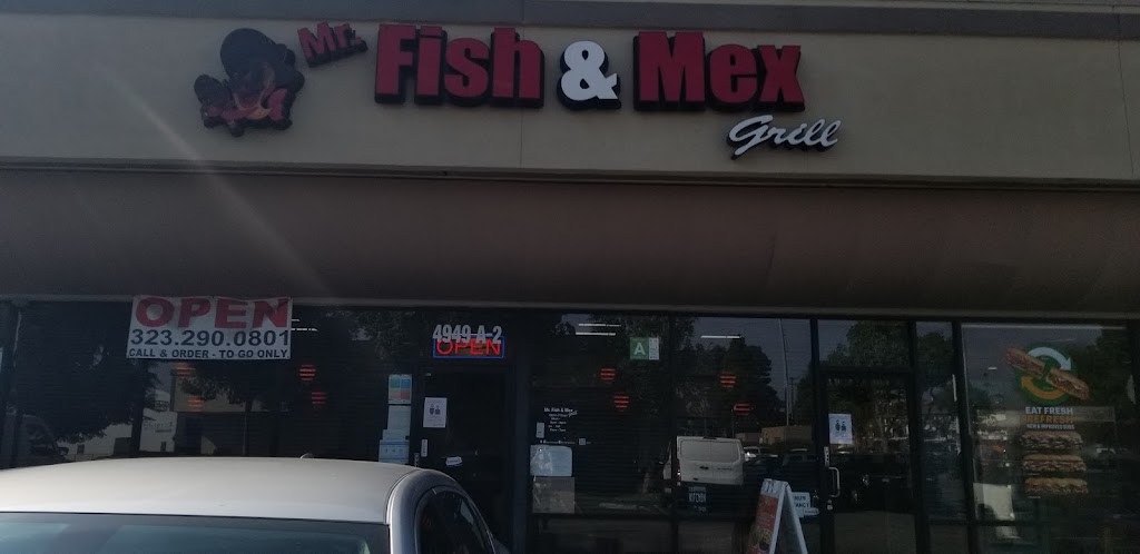 Mr. Fish & Mex Grill | 4949 W Slauson Ave a2, Los Angeles, CA 90056, USA | Phone: (323) 290-0801