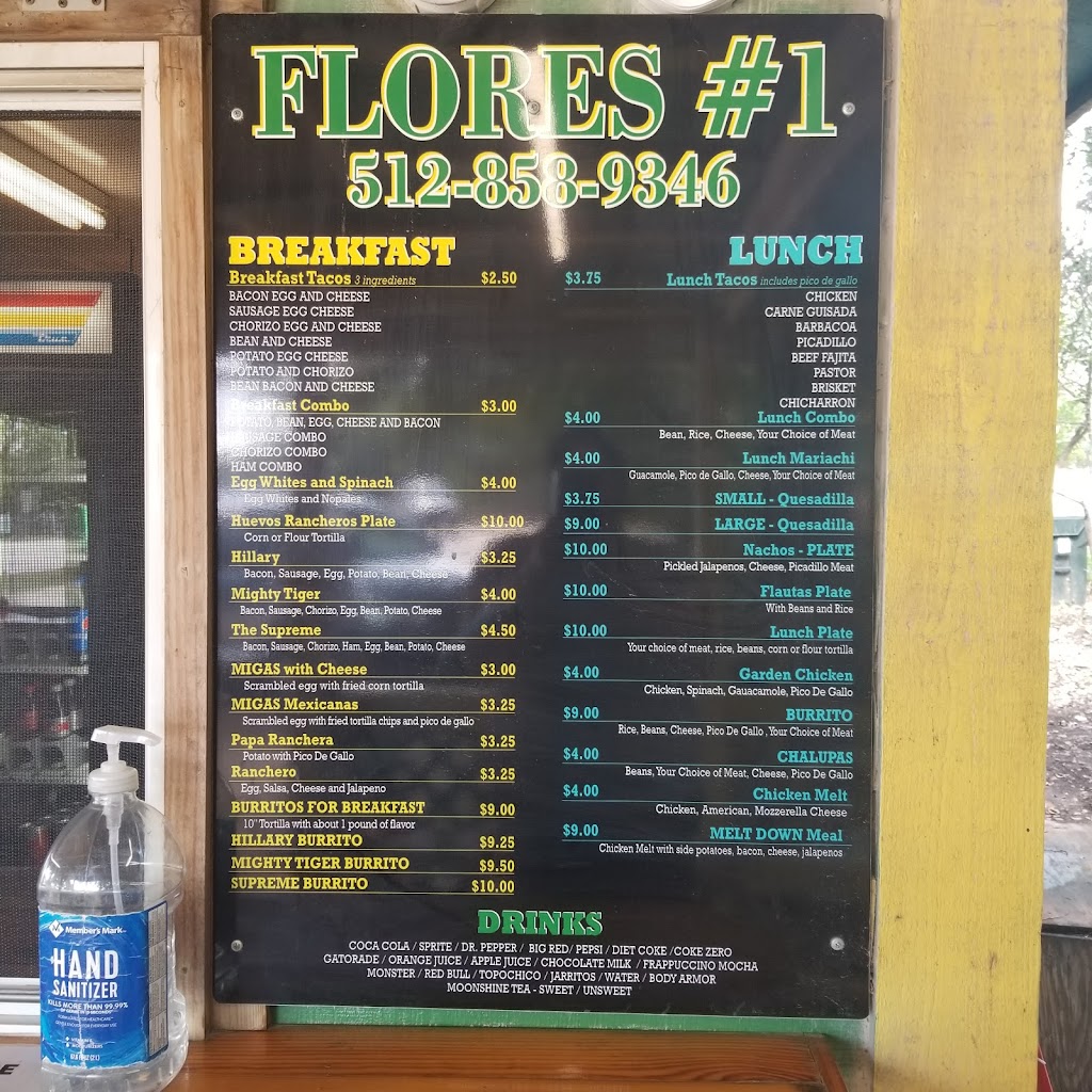 Flores Breakfast and Lunch | 920 US-290, Dripping Springs, TX 78620 | Phone: (512) 858-9346