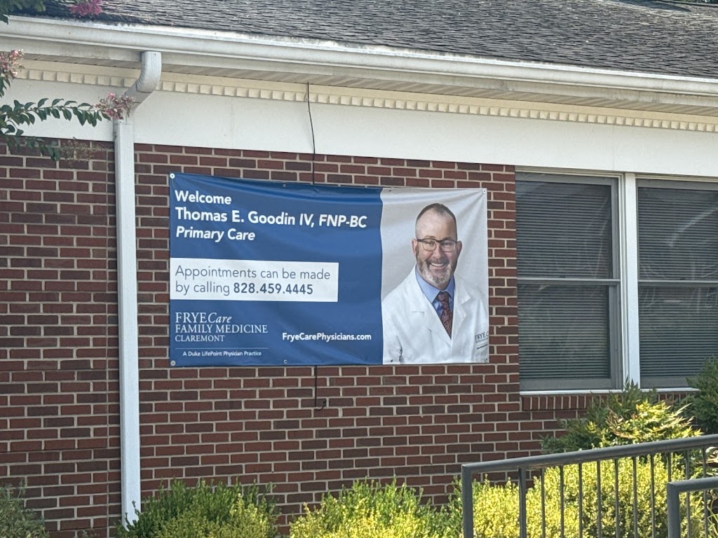 FryeCare Family Medicine - Claremont | 3221 W Main St, Claremont, NC 28610, USA | Phone: (828) 459-4445