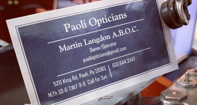 Paoli Opticians | 520 E King Rd, Paoli, PA 19301, USA | Phone: (610) 644-3347