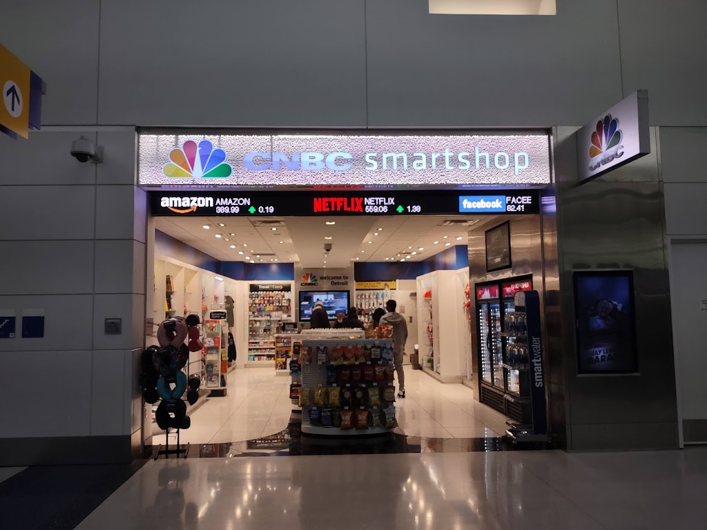 CNBC Smartshop | North Terminal, Between Gates D6 and D8, across from them, W G Rogell Dr, Detroit, MI 48242, USA | Phone: (734) 629-4765