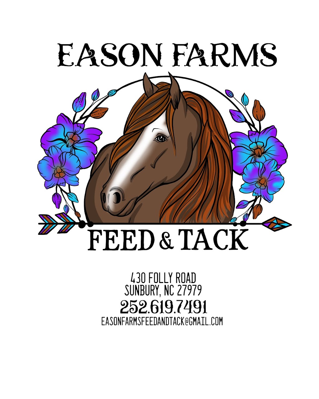 Eason Farms Feed & Tack | 430 Folly Rd, Sunbury, NC 27979, USA | Phone: (252) 619-7491