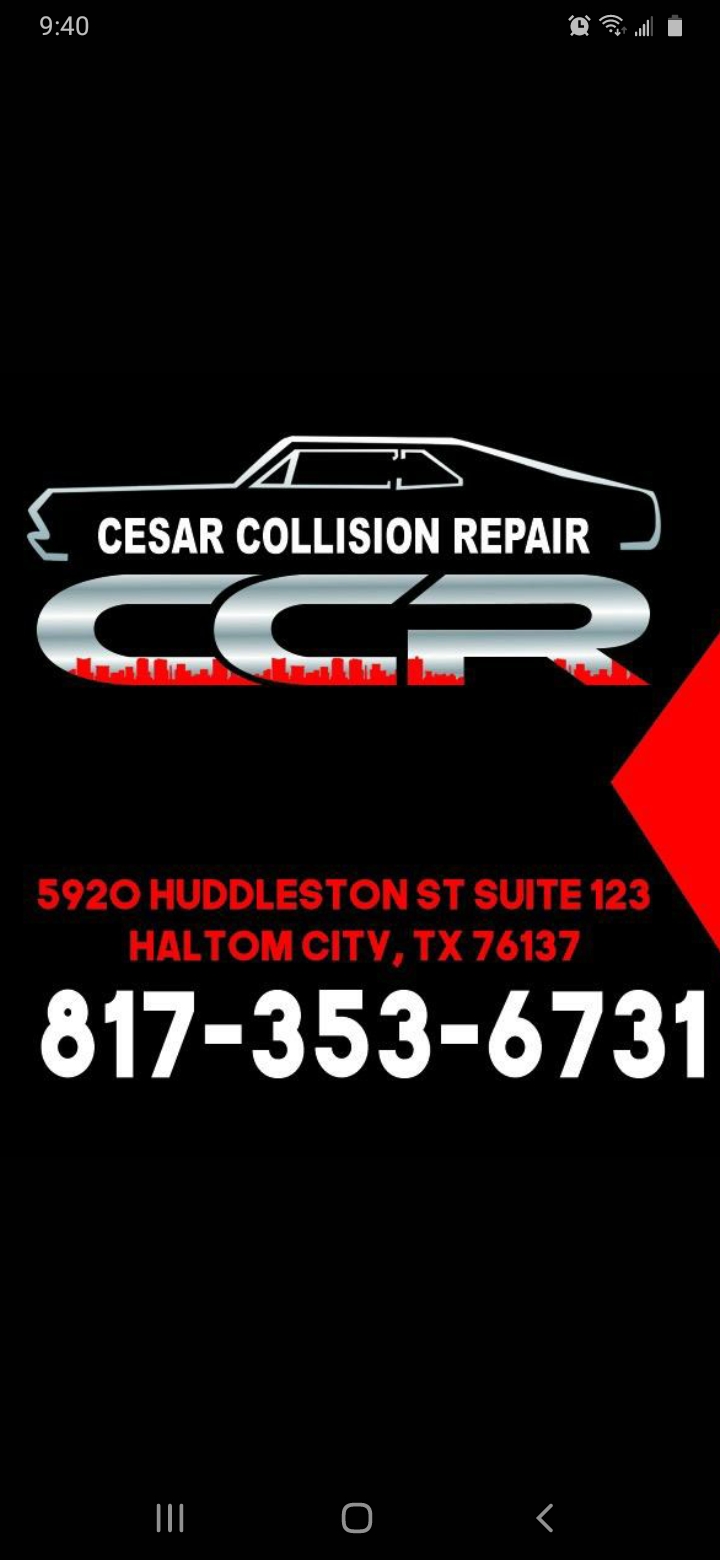 Cesar Collision Repair | 5920 Huddleston St, Haltom City, TX 76137, USA | Phone: (817) 353-6731