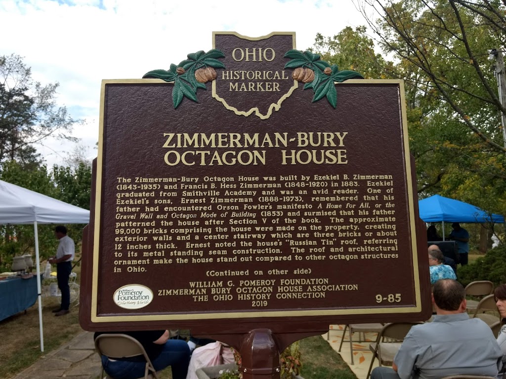 Zimmerman Bury Octagon House | 10095 Wadsworth Rd, Marshallville, OH 44645, USA | Phone: (330) 855-4251