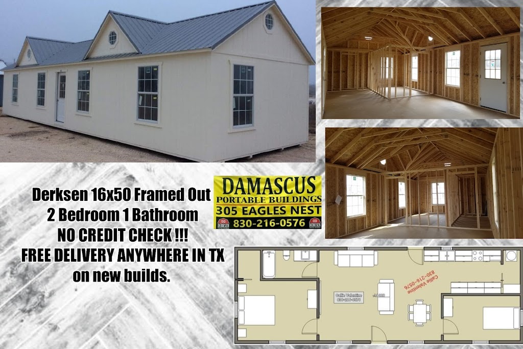 Damascus Portable Buildings | 305 Eagle Nest Ln, Floresville, TX 78114, USA | Phone: (830) 216-0576