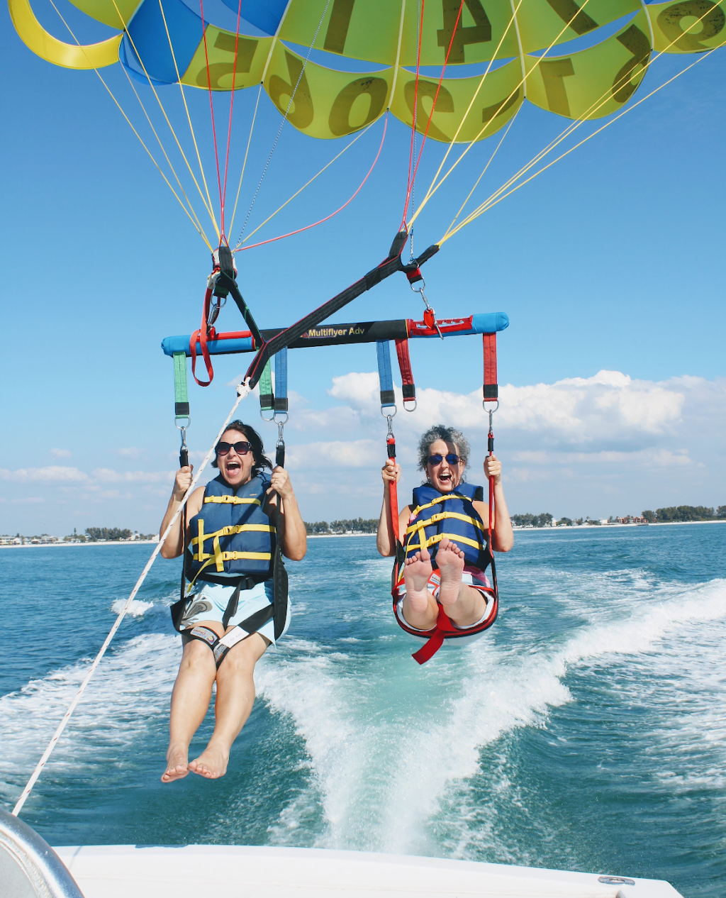 Bradenton Beach Parasailing at Waterline (Holmes Beach) | 5325 Marina Dr, Bradenton, FL 34209, USA | Phone: (941) 961-2065