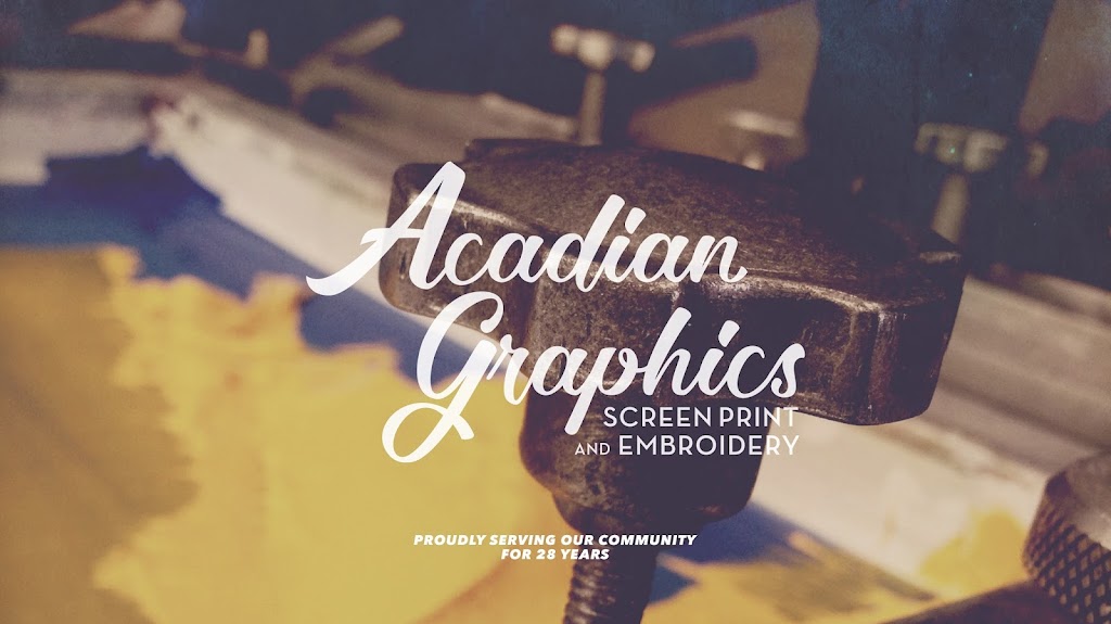 Acadian Graphics | 37067 Lirocchi Park Rd, Prairieville, LA 70769, USA | Phone: (225) 673-8097