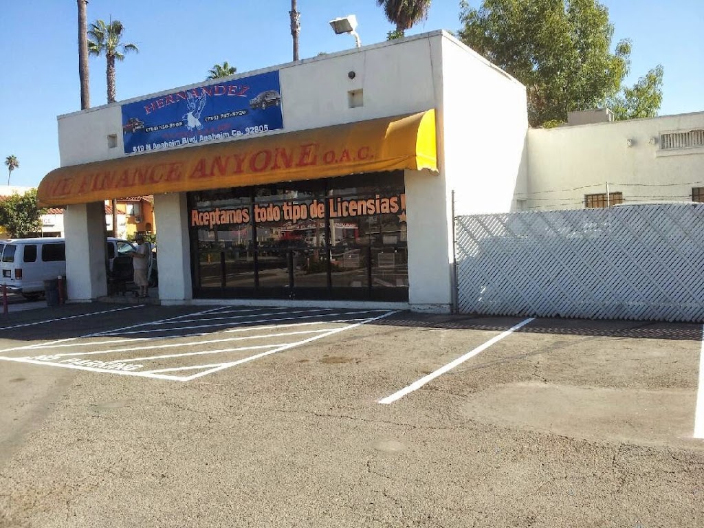 Hernandez Auto Sales | 619 N Anaheim Blvd, Anaheim, CA 92805, USA | Phone: (714) 520-5909