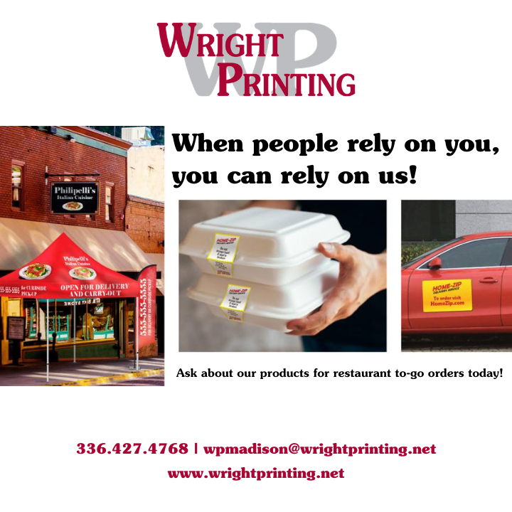 Wright Printing Service | 1510 W Academy St, Madison, NC 27025, USA | Phone: (336) 427-4768