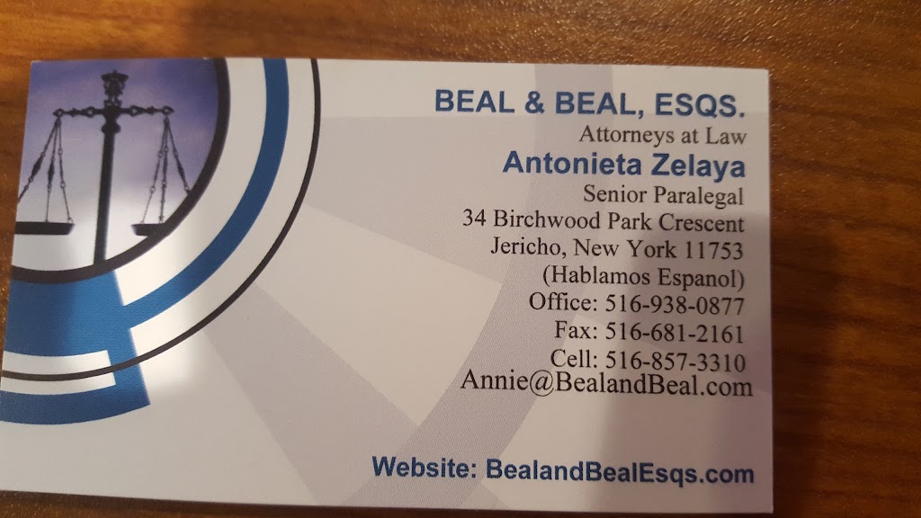 Beal & Beal | 34 Birchwood Park Crescent #2343, Jericho, NY 11753, USA | Phone: (516) 938-0877