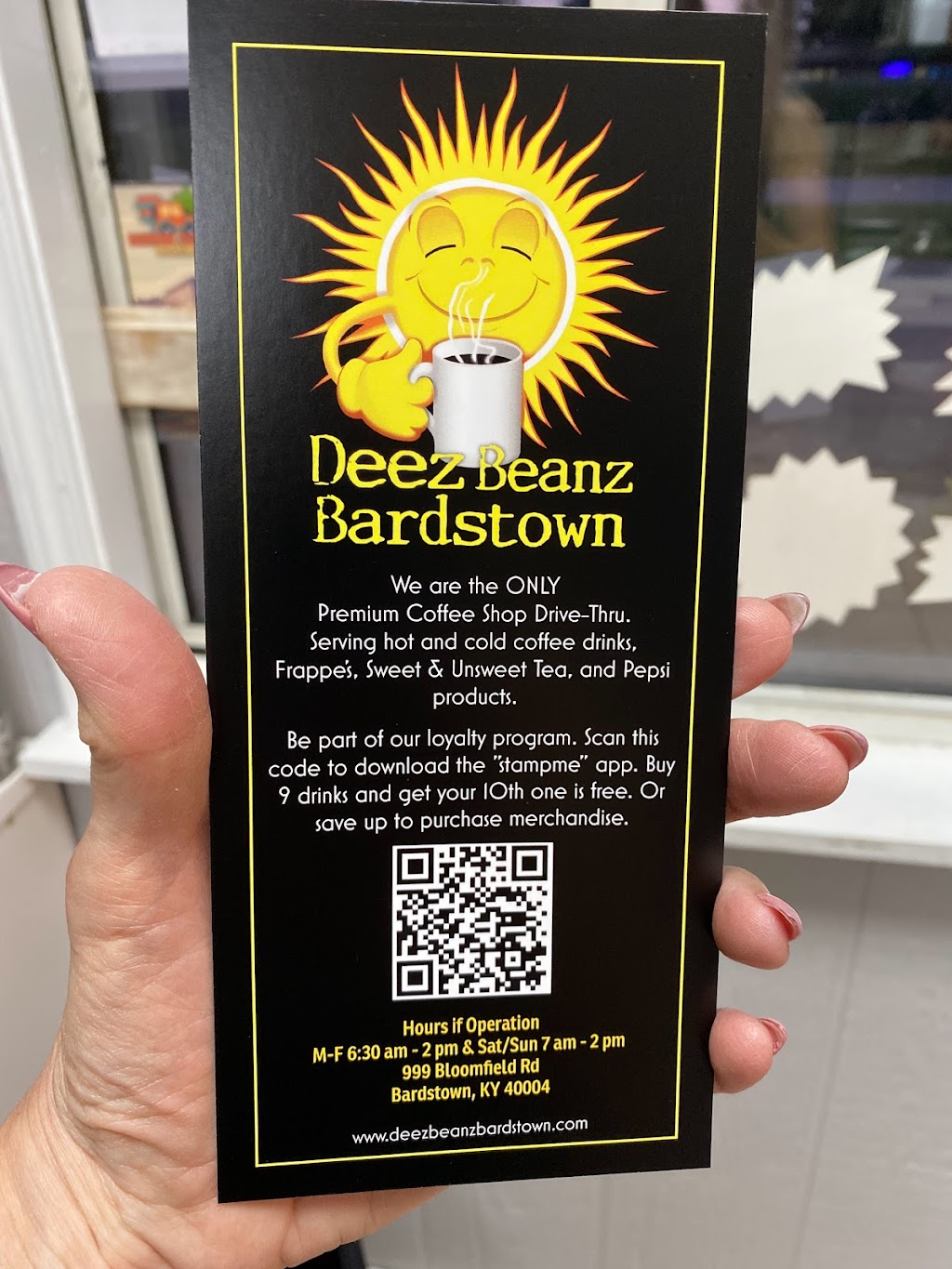 Deez Beanz Bardstown | 999 Bloomfield Rd, Bardstown, KY 40004, USA | Phone: (502) 548-2660