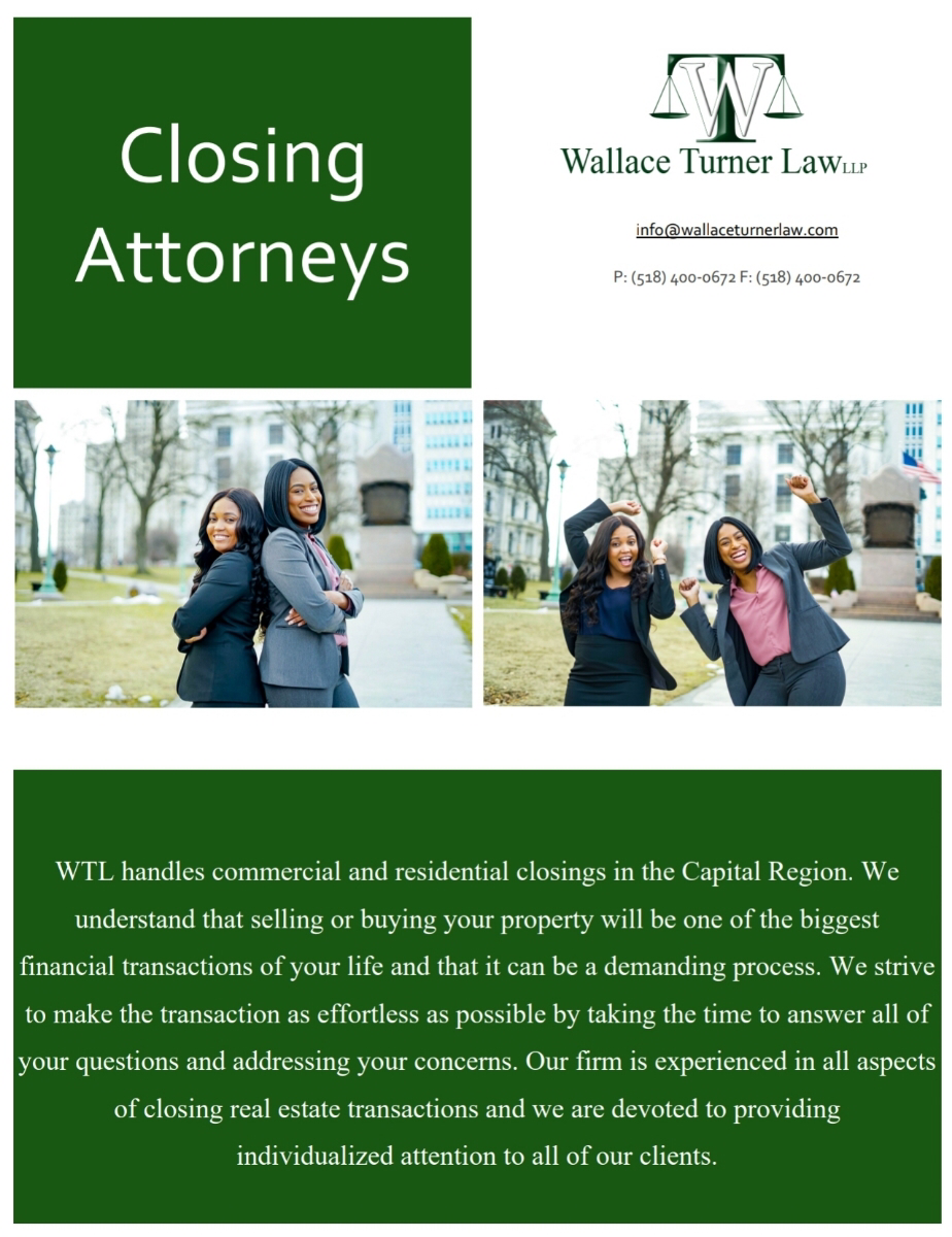 Wallace Turner Law, LLP | 134 Central Ave, Albany, NY 12206, USA | Phone: (518) 400-0672