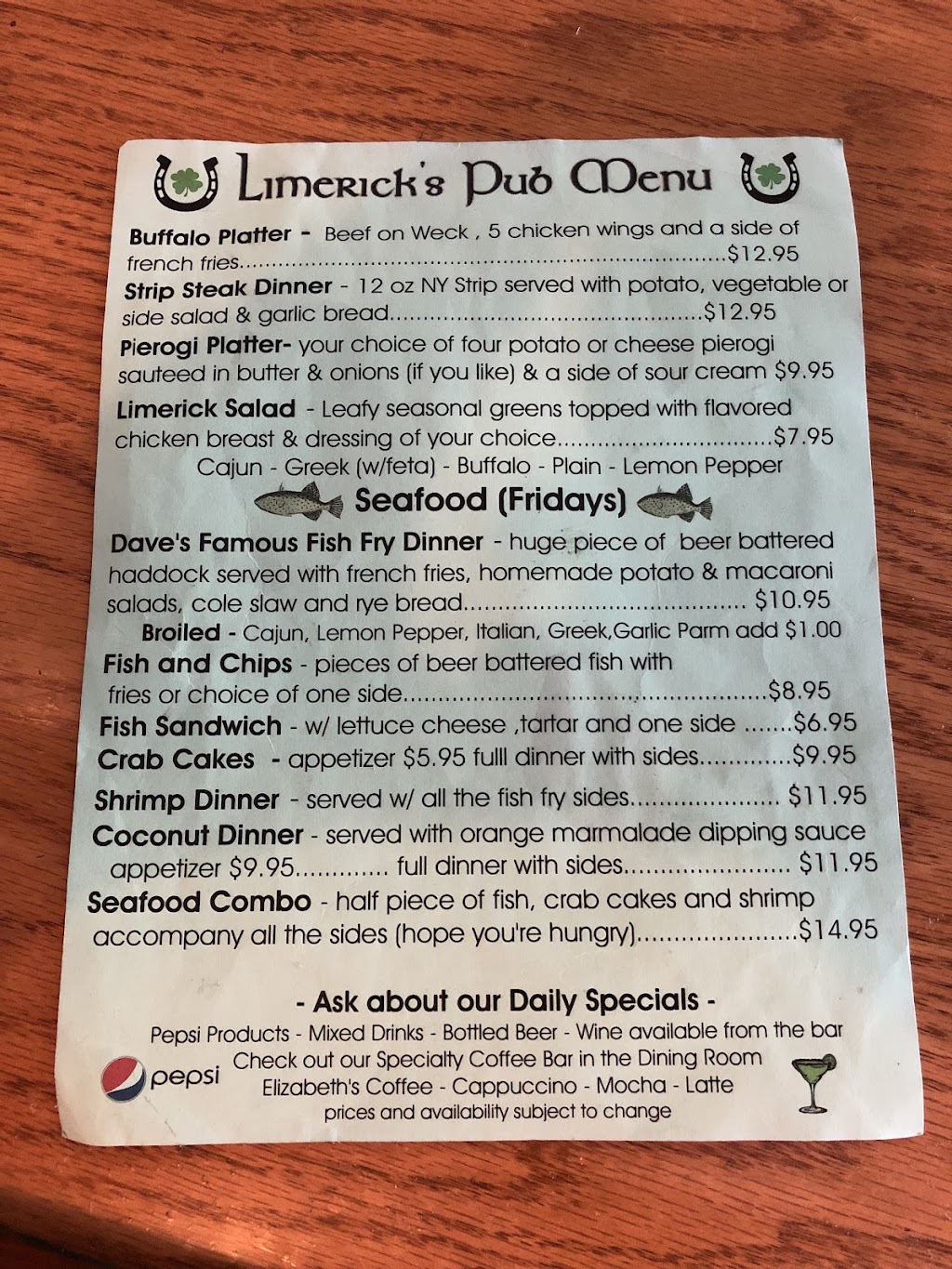 Limericks Pub | 6310 Southwestern Blvd, Hamburg, NY 14075, USA | Phone: (716) 697-2259