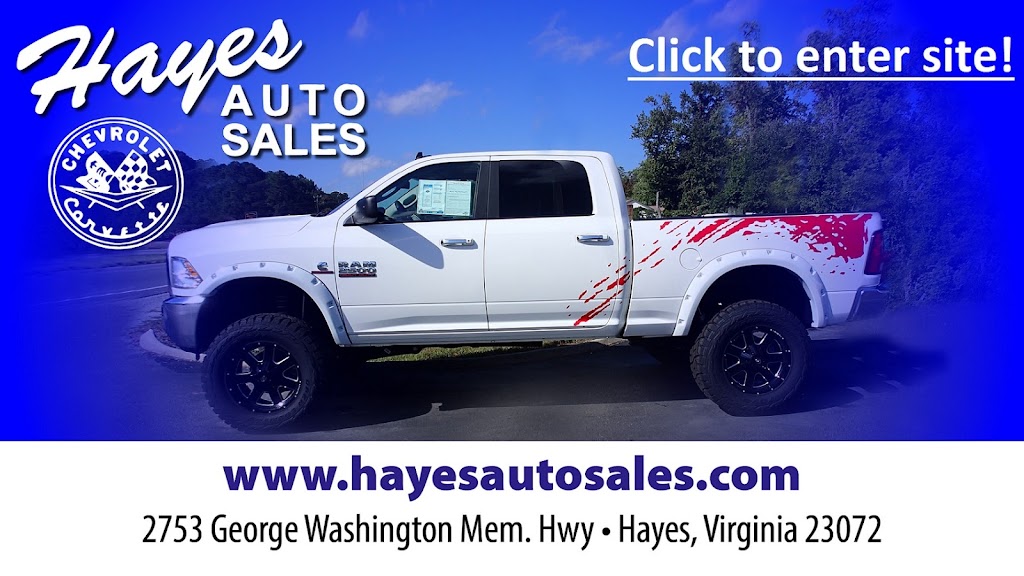 Hayes Auto Sales | 2753 GEORGE WASHINGTON MEM HWY, Hayes, VA 23072, USA | Phone: (804) 642-0098