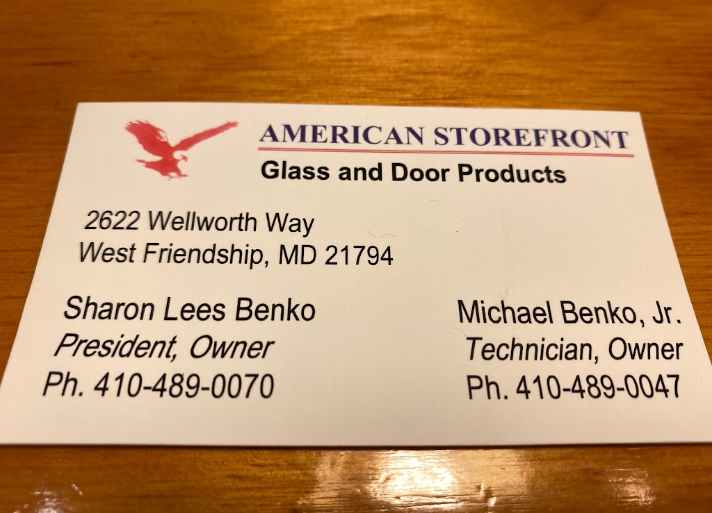 American Store Front Glass | 2622 Wellworth Way, West Friendship, MD 21794, USA | Phone: (410) 489-0070