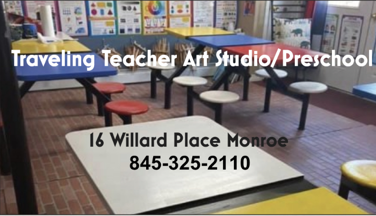 Traveling Teacher Art Studio and Preschool | 16 Willard Pl, Monroe, NY 10950, USA | Phone: (845) 325-2110