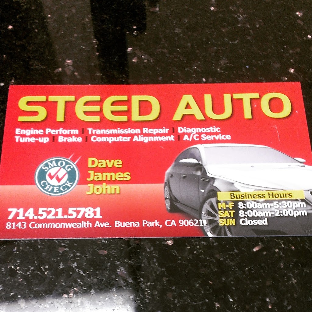 Steed Auto Repair | 8143 Commonwealth Ave, Buena Park, CA 90621, USA | Phone: (714) 521-5781