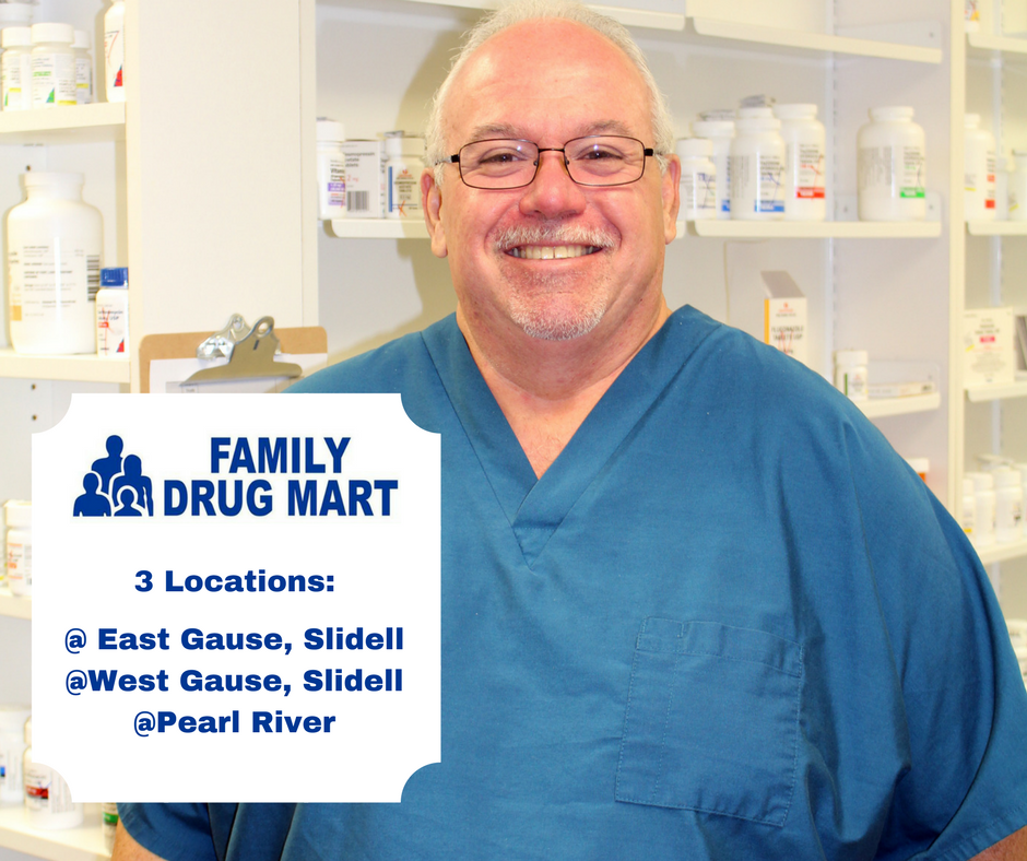 Family Drug Mart - Slidell, LA (East Gause) | 2230 Gause Blvd, Slidell, LA 70461, USA | Phone: (985) 781-7541