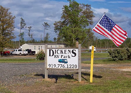 Dickens RV Park | 1 Dickens Farm Rd, Moncure, NC 27559, USA | Phone: (919) 708-8207
