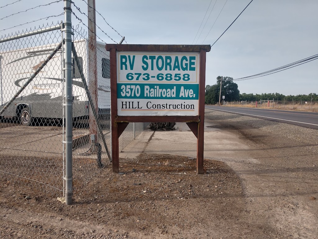 Railroad Avenue RV Storage | 3570 Railroad Ave, Yuba City, CA 95991, USA | Phone: (530) 673-6858