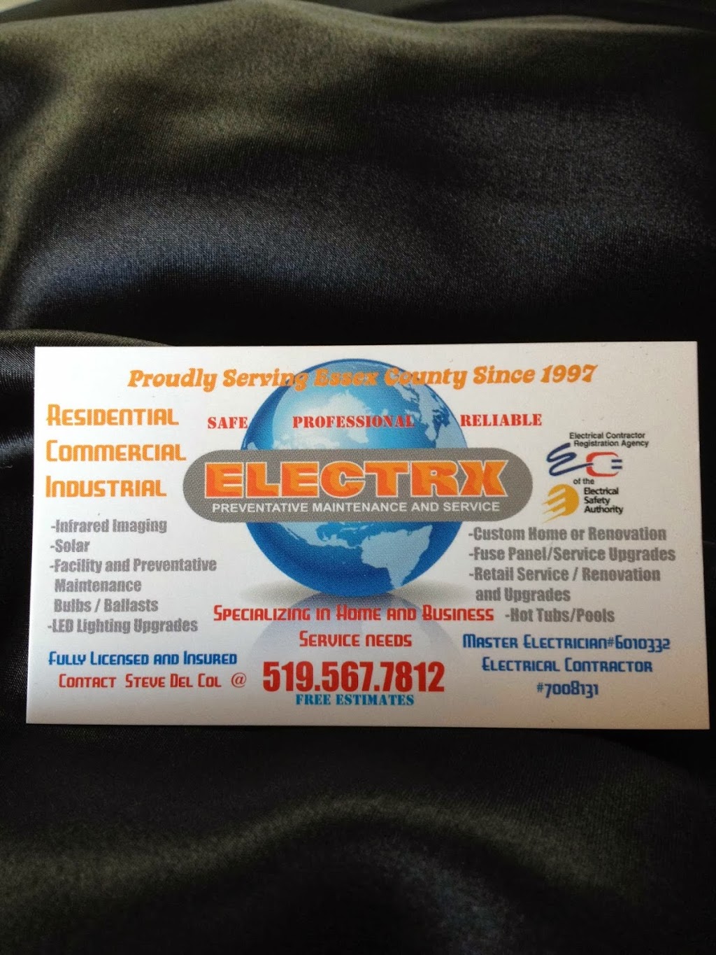Electrx Ltd | 851 Talbot Rd, Maidstone, ON N0R 1K0, Canada | Phone: (519) 567-7812