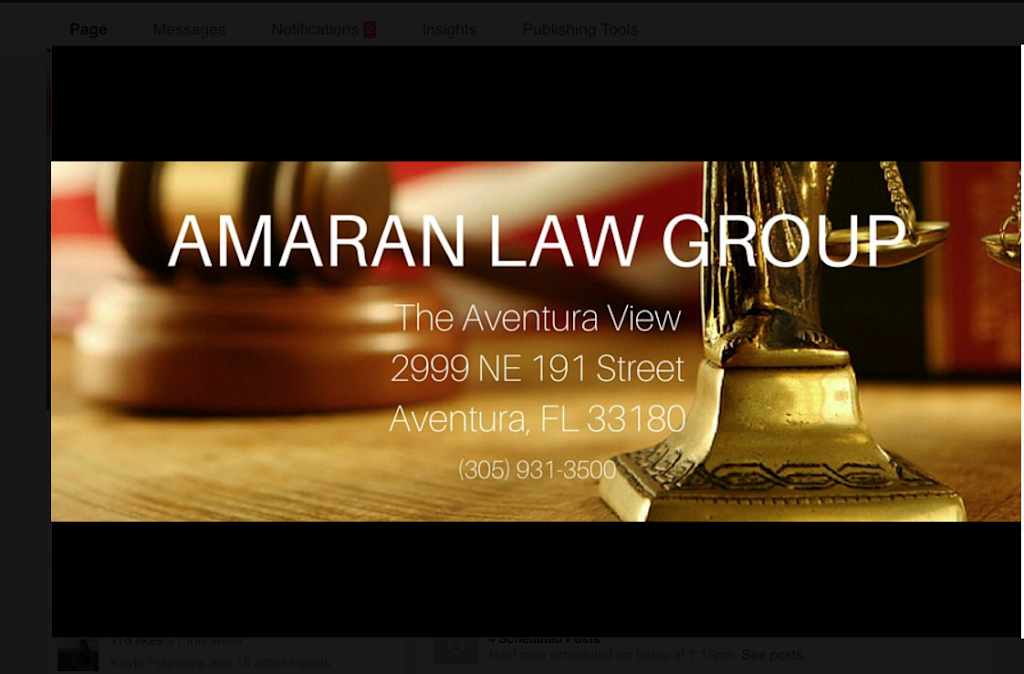 Amaran Law Group | 2999 NE 191st St UNIT 704, Aventura, FL 33180, USA | Phone: (305) 931-3500