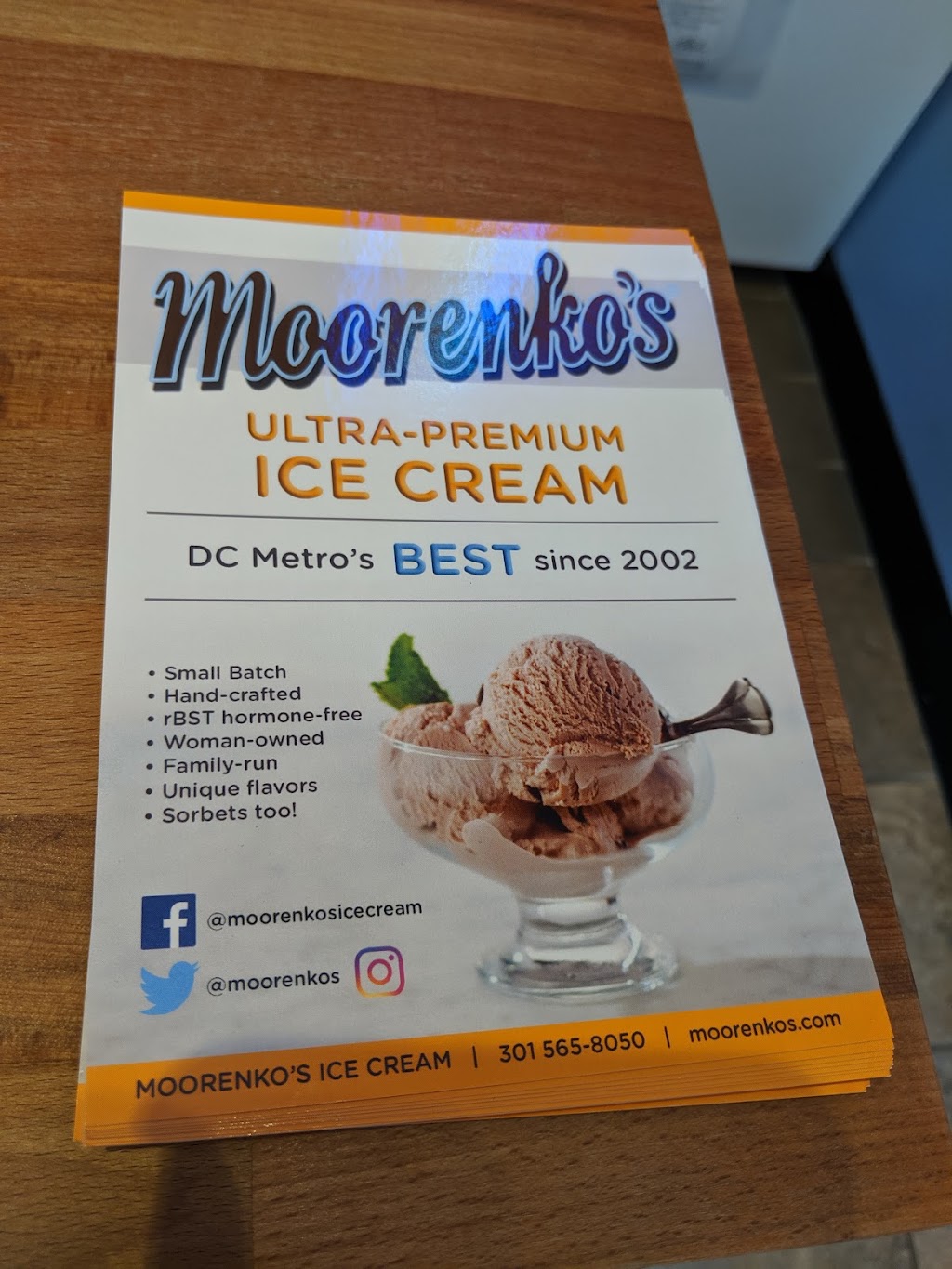 Moorenko’s Ice Cream | 8054 Main St, Ellicott City, MD 21043, USA | Phone: (410) 696-2645