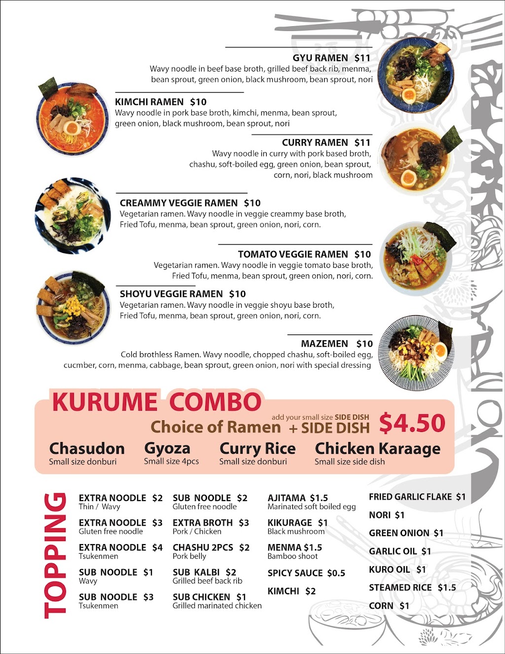 Kurume Ramen & Izakaya | 1435 S Loop 288 #117, Denton, TX 76205, USA | Phone: (940) 654-7000