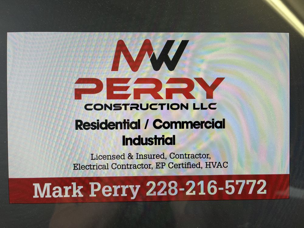 M W Perry Construction | 6185 Old Hill Rd, Bay St Louis, MS 39520, USA | Phone: (228) 216-5772