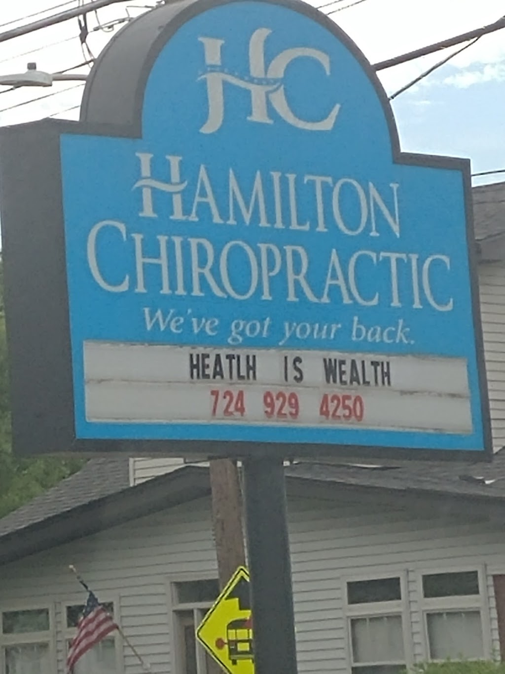 Hamilton Chiropractic | 1035 Broad Ave, Belle Vernon, PA 15012, USA | Phone: (724) 929-4250